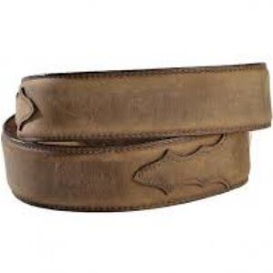 Justin genuine top grain leather belt **no buckle** men’s size 30 western cowboy